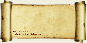 Milana Jakišić vizit kartica